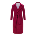 Raspberry Cashmere Coat