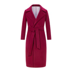 Raspberry Cashmere Coat