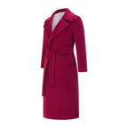 Raspberry Cashmere Coat