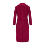 Raspberry Cashmere Coat