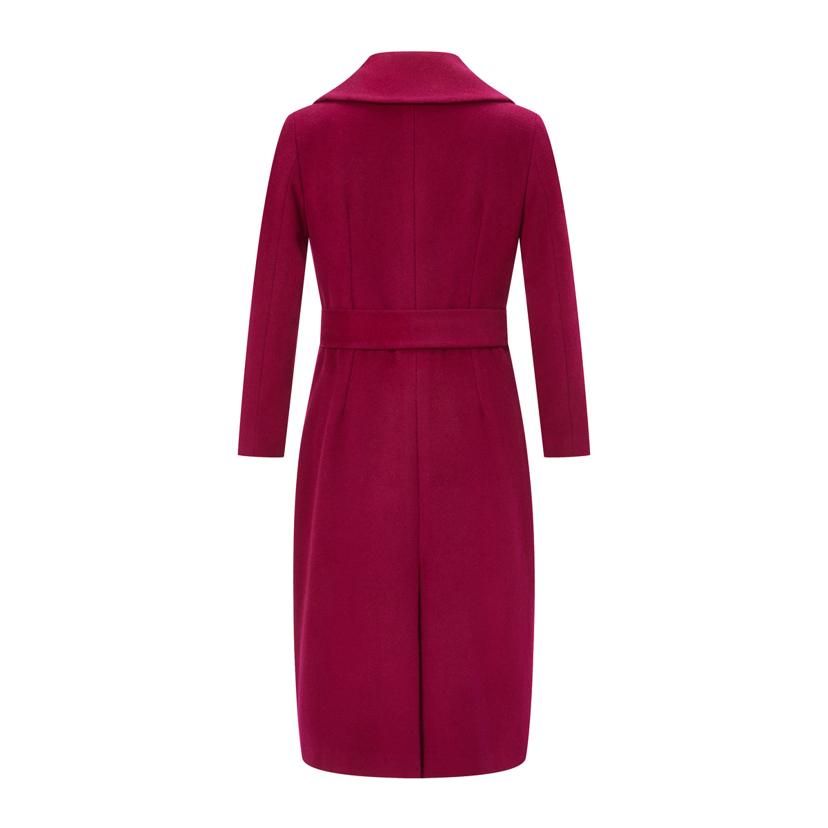Raspberry Cashmere Coat