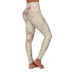 Moon Chrysantheum — High-Waist Yoga Leggings