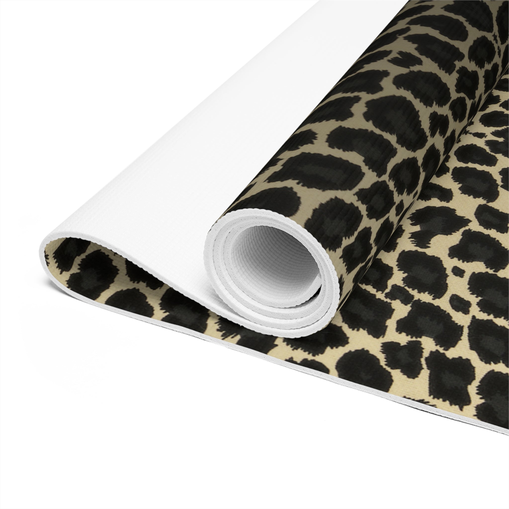 Black Leopard — Force Feminine Foam Yoga Mat