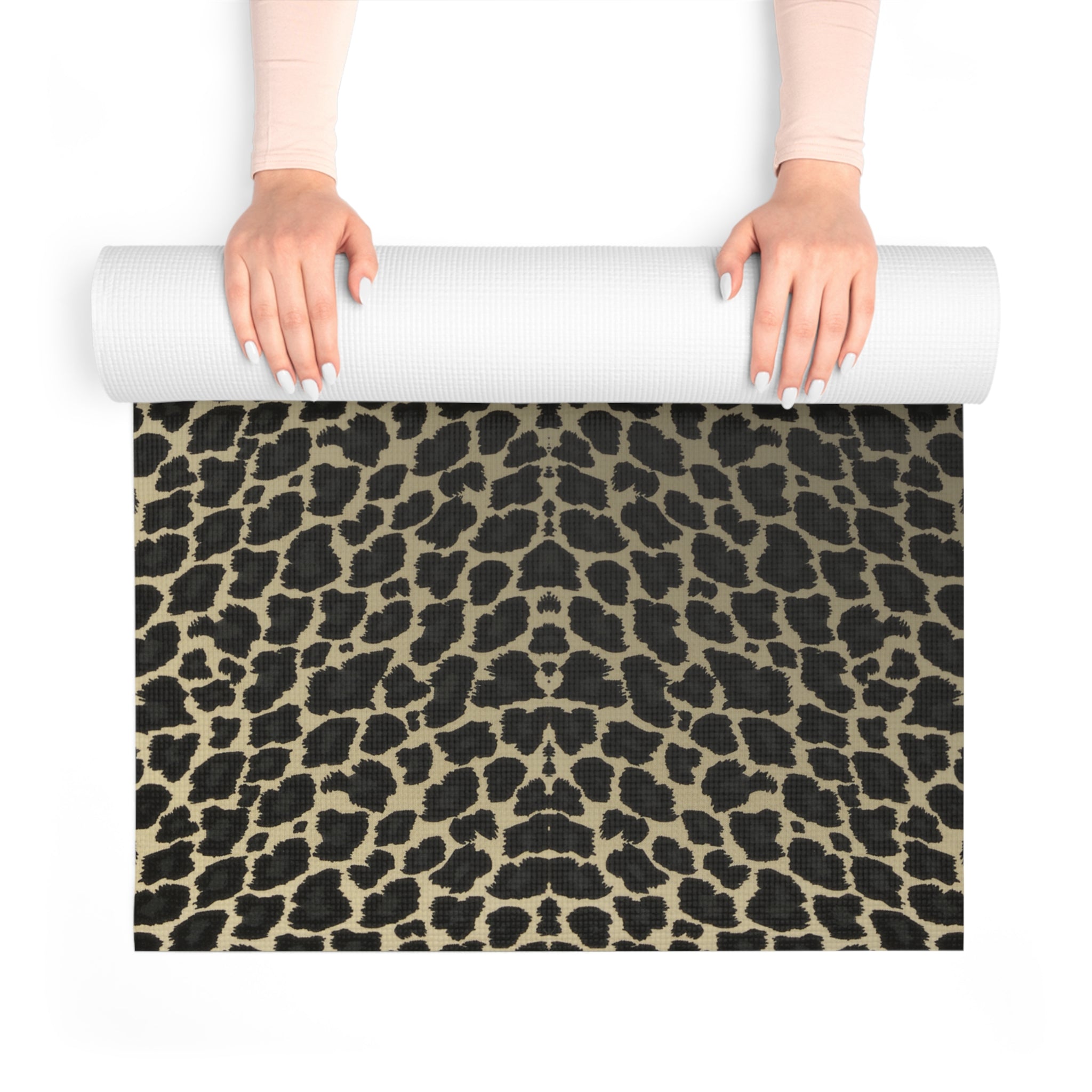 Black Leopard — Force Feminine Foam Yoga Mat