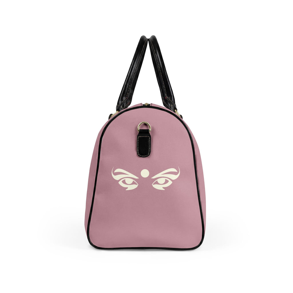Orchid Goddess Force Feminine — Leather Travel Bag Weekender