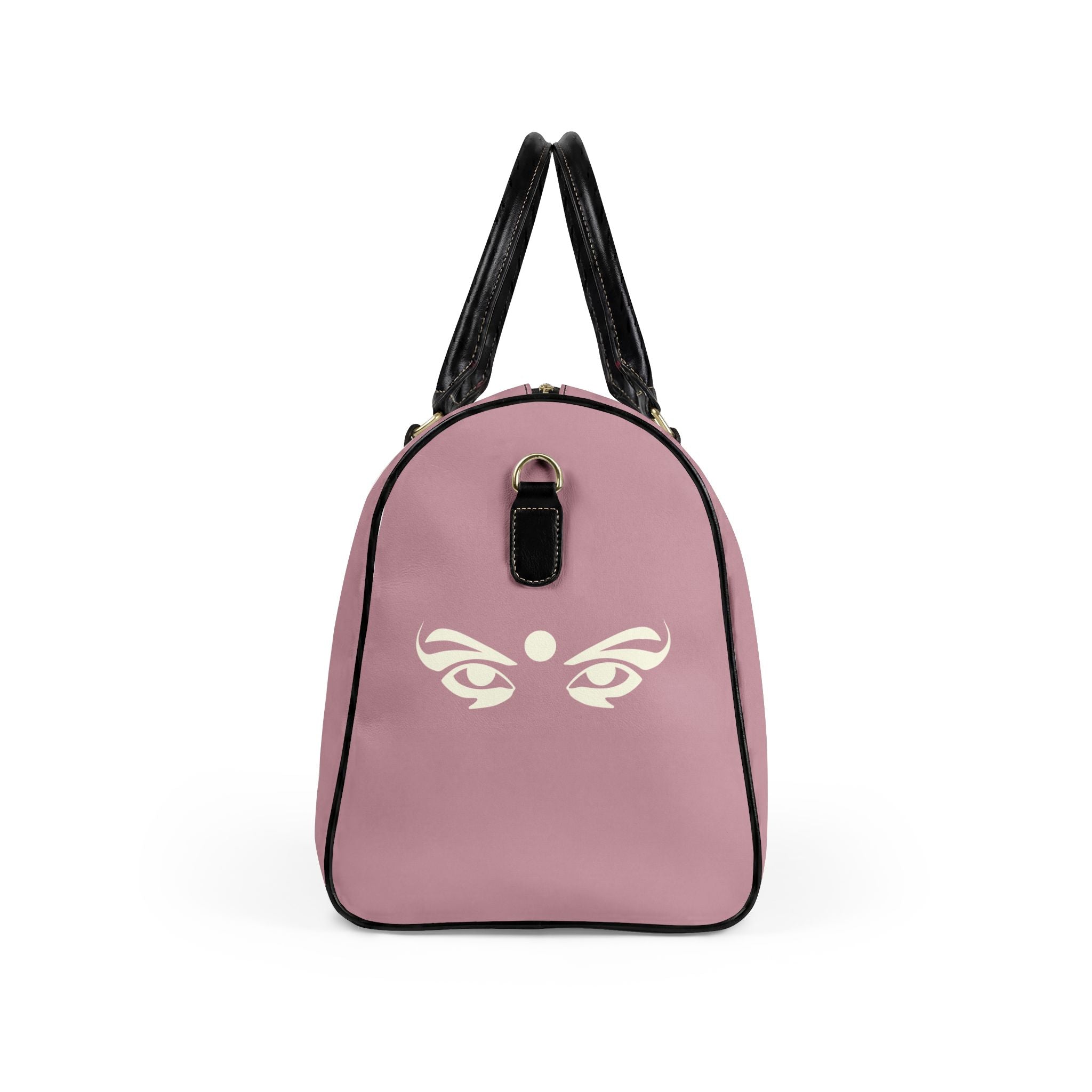 Orchid Goddess Force Feminine — Leather Travel Bag Weekender