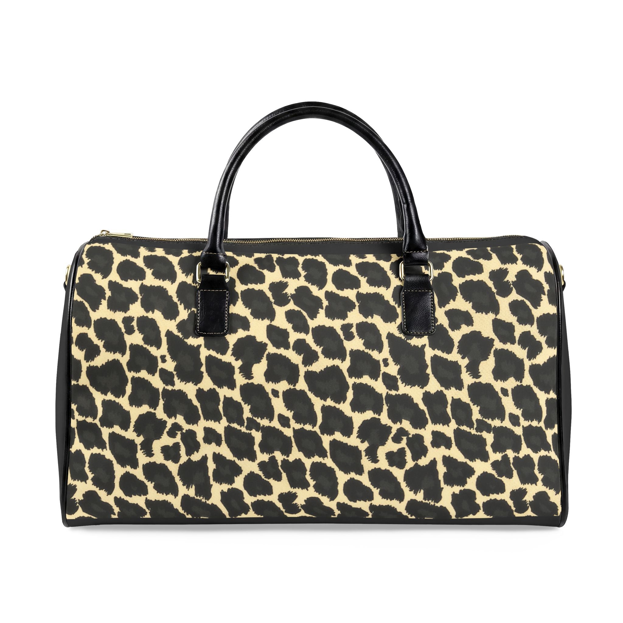 Leopard — Force Feminine Leather Travel Bag Weekender