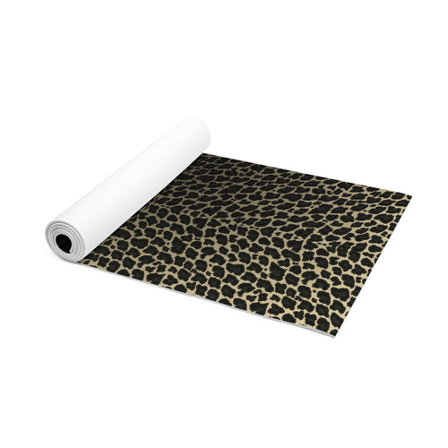 Black Leopard — Force Feminine Foam Yoga Mat