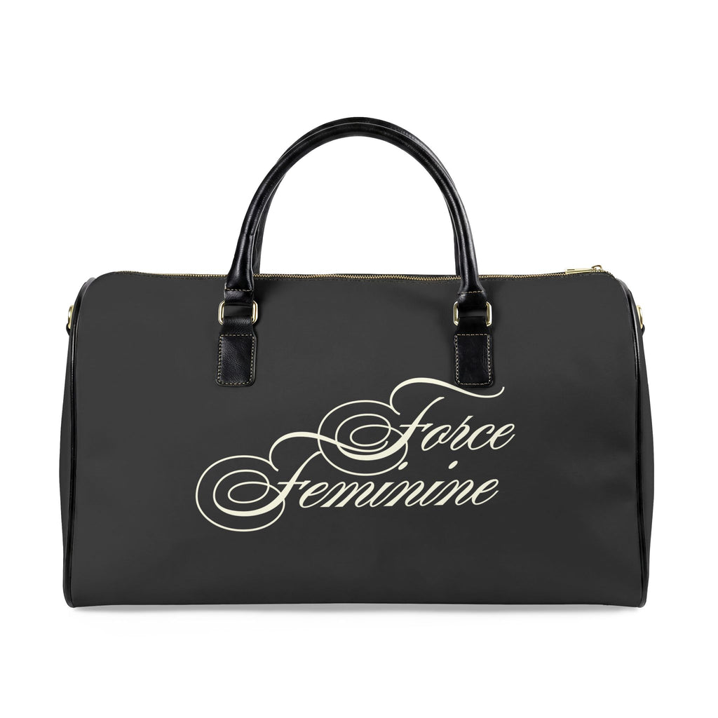 Leopard — Force Feminine Leather Travel Bag Weekender