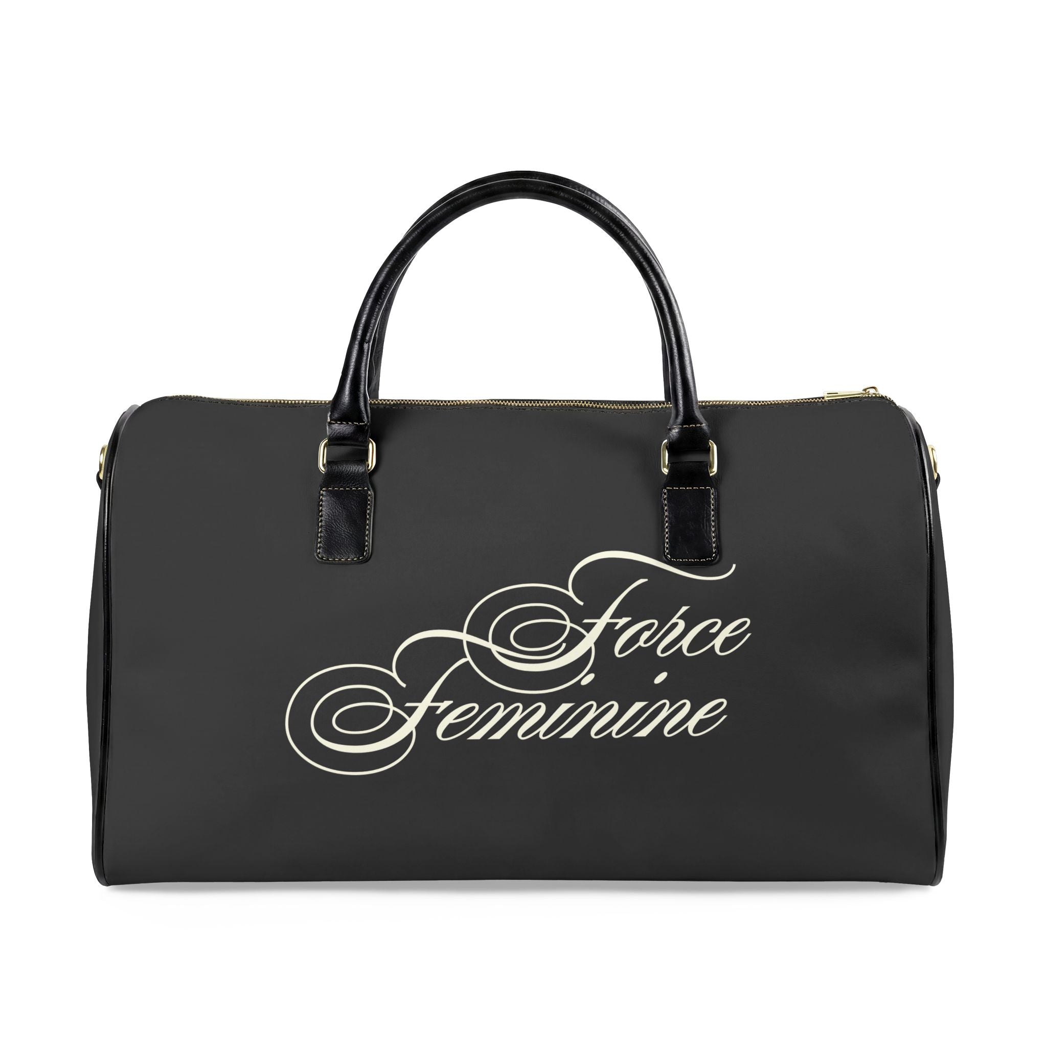 Leopard — Force Feminine Leather Travel Bag Weekender