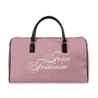 Orchid Goddess Force Feminine — Leather Travel Bag Weekender