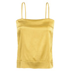 Imperial Yellow Square Silk Top