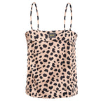 Leopard Square Silk Top