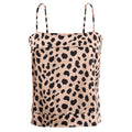 Leopard Square Silk Top
