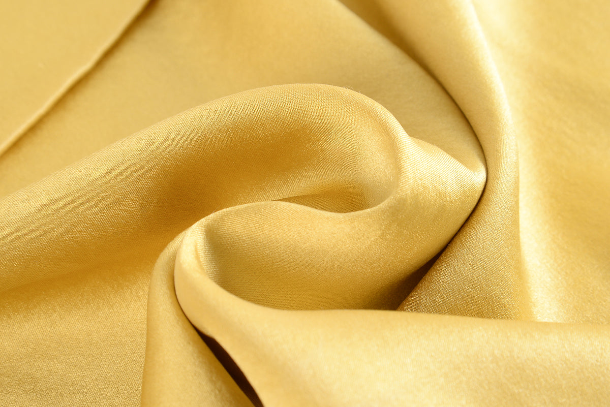 Imperial Yellow Square Silk Top