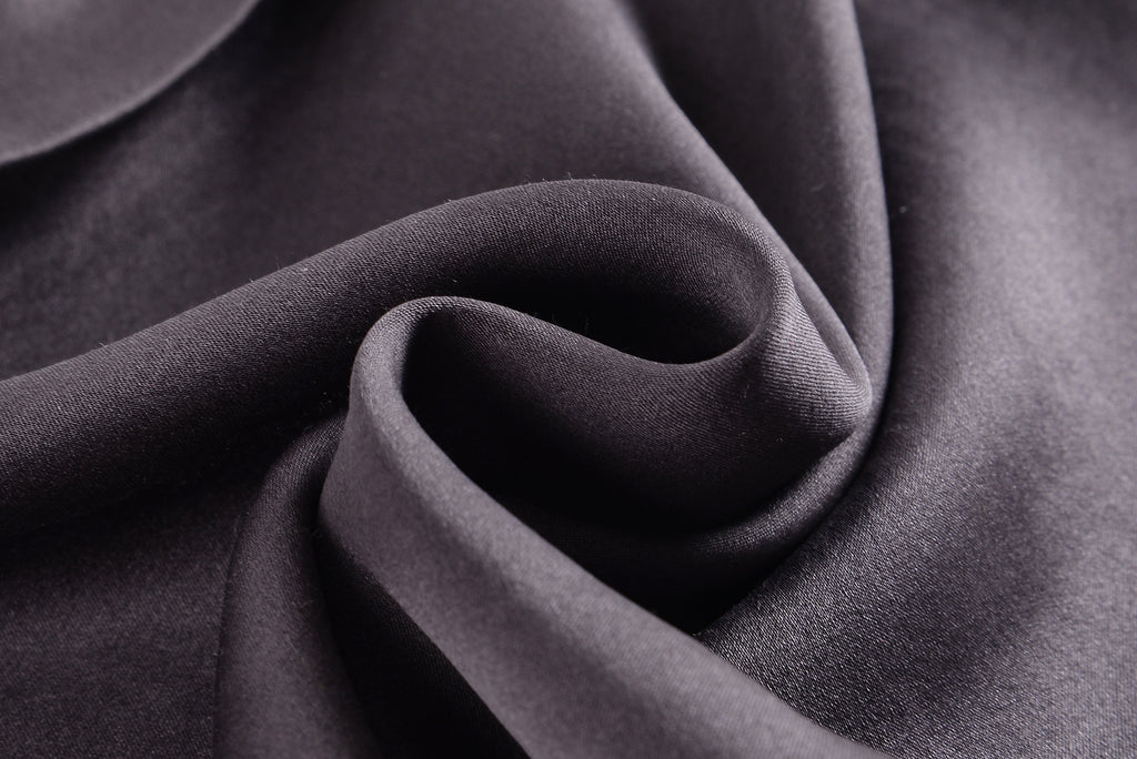 Dark Grey Square Silk Top