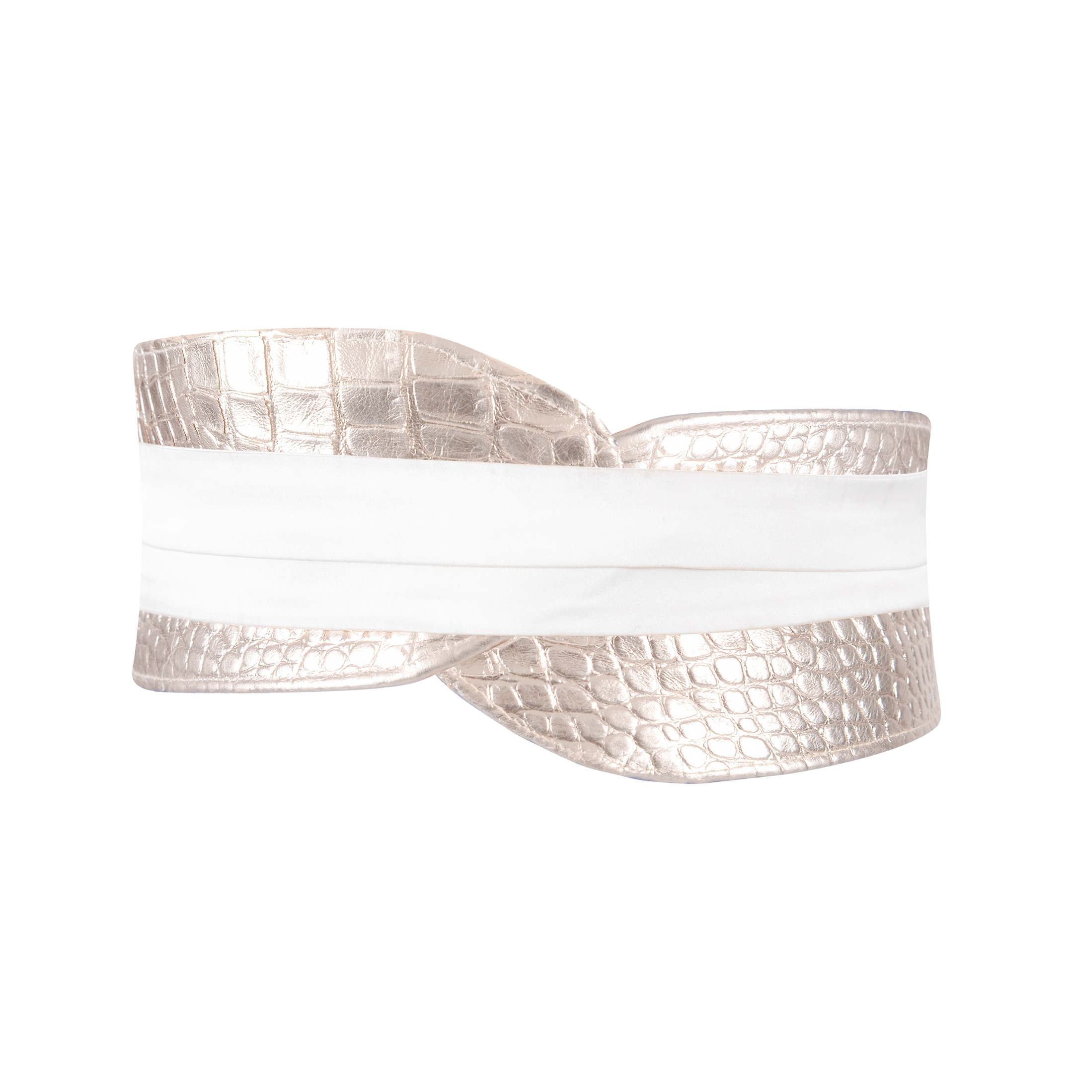 Champagne Golden Snake Belt